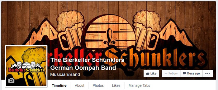 The Bierkeller Schunklers German Bavarian Oompah Band joins Facebook! 